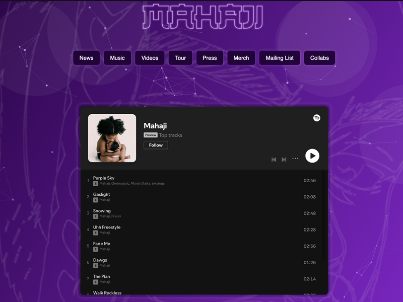 Mahaji Website Project