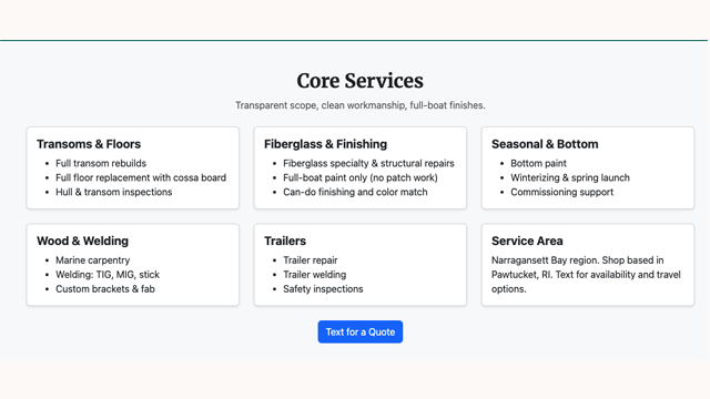 Homepage – Hero with CTA