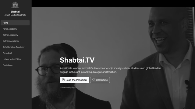 Home Page with Interactive Links