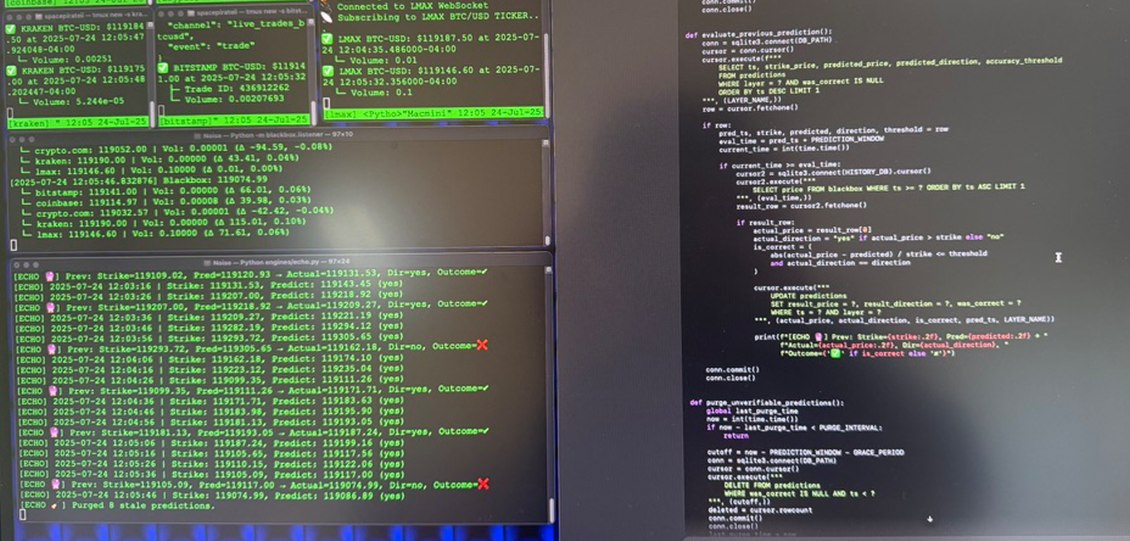 Code and Database Schema